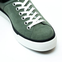 Louis Vuitton Sage Green Suede/Leather Low Top Sneakers Size 8.5