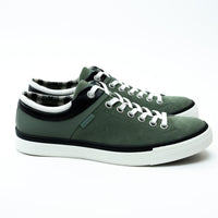 Louis Vuitton Sage Green Suede/Leather Low Top Sneakers Size 8.5
