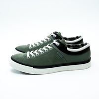 Louis Vuitton Sage Green Suede/Leather Low Top Sneakers Size 8.5