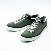 Louis Vuitton Sage Green Suede/Leather Low Top Sneakers Size 8.5