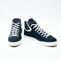 Louis Vuitton Dark Denim High Top Sneakers Size 8.5