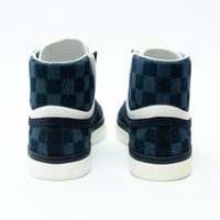 Louis Vuitton Dark Denim High Top Sneakers Size 8.5