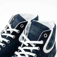 Louis Vuitton Dark Denim High Top Sneakers Size 8.5