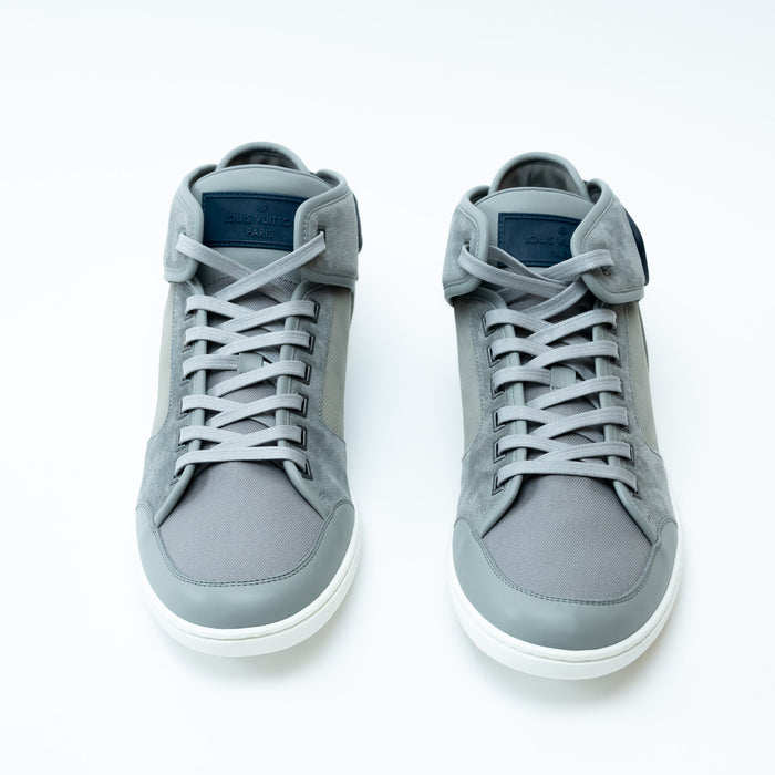 Louis Vuitton Grey/Navy Sneakers Size 8.5