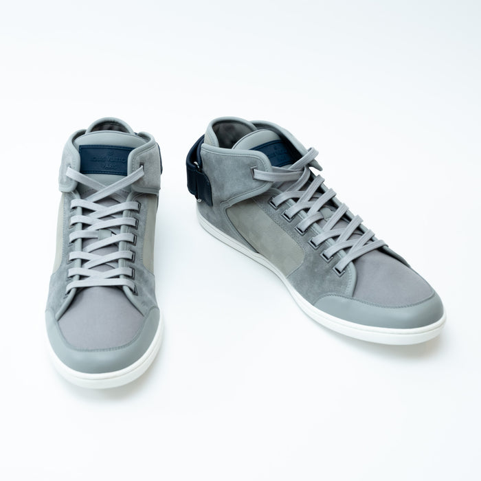Louis Vuitton Grey/Navy Sneakers Size 8.5