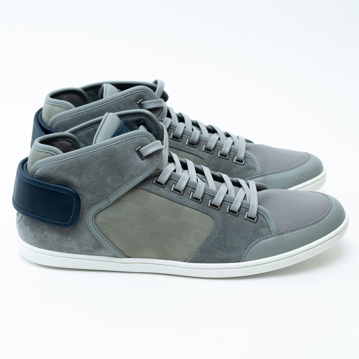 Louis Vuitton Grey/Navy Sneakers Size 8.5