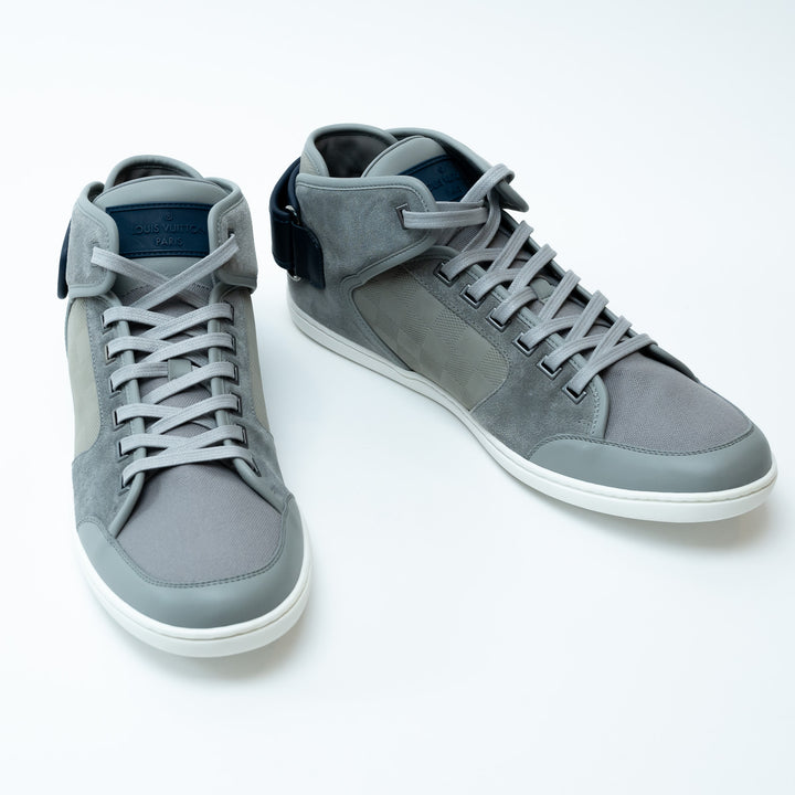 Mens Louis Vuitton Grey/Navy Sneakers Size 8.5