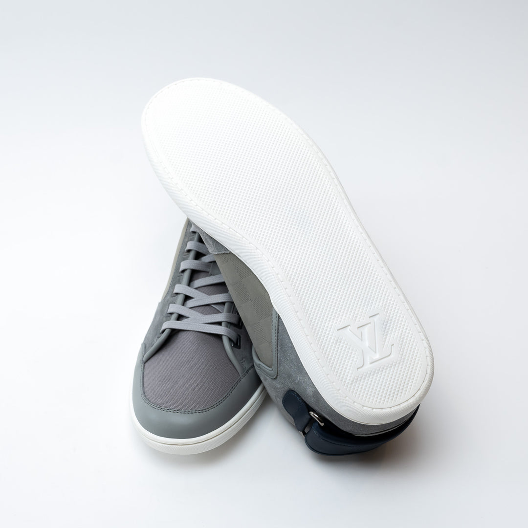 Mens Louis Vuitton Grey/Navy Sneakers Size 8.5