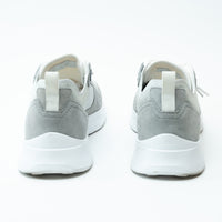 Dior White and Grey Low Top Sneakers with Oblique Detail Size 43