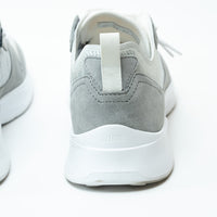 Dior White and Grey Low Top Sneakers with Oblique Detail Size 43