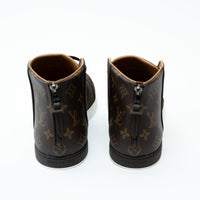 Louis Vuitton Brown/Monogram High Top Sneakers Size 8.5