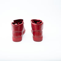 Balenciaga Arena Red High Top Sneakers Size 44