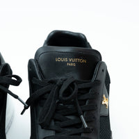 Louis Vuitton Black Mesh/Monogram Low Top Sneakers Approx. Size 9