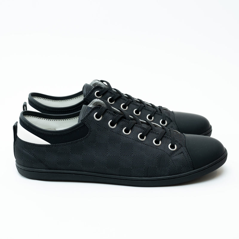 Louis Vuitton Damier Graphite Nylon Low-Top Sneakers Size 9
