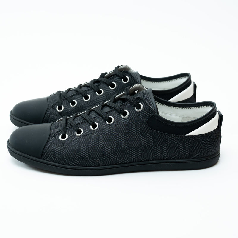 Louis Vuitton Damier Graphite Nylon Low-Top Sneakers Size 9