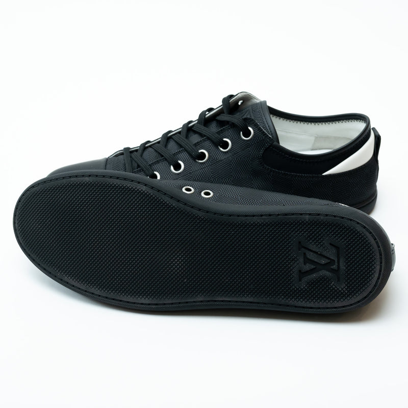 Louis Vuitton Damier Graphite Nylon Low-Top Sneakers Size 9