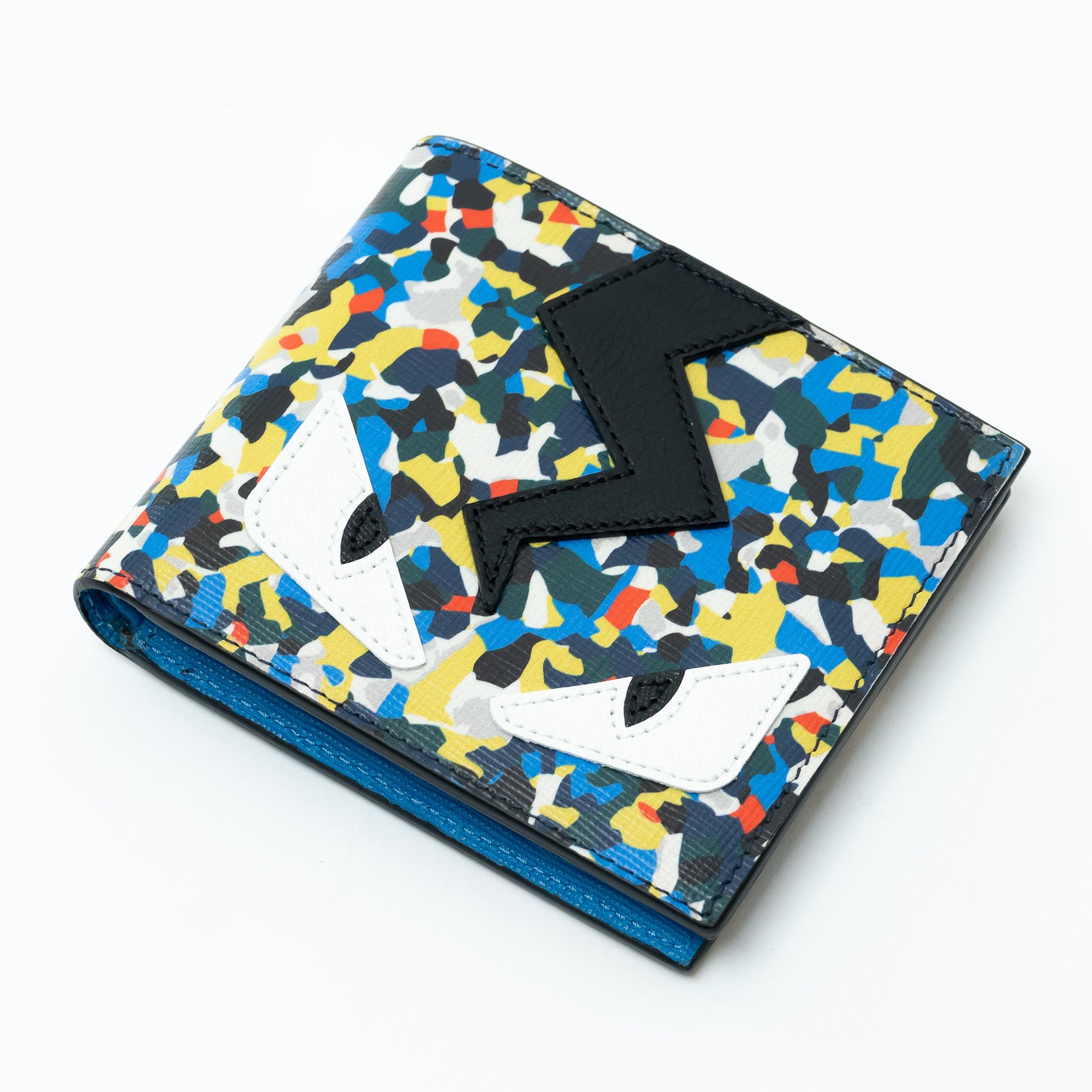 Fendi Multicolour Monster Eyes Bifold Leather Wallet – LFC Ltd