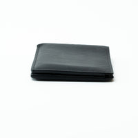Louis Vuitton Black Smooth Leather Monogram Embossed Bifold Wallet