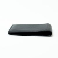 Louis Vuitton Black Smooth Leather Monogram Embossed Bifold Wallet