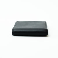 Louis Vuitton Black Smooth Leather Monogram Embossed Bifold Wallet