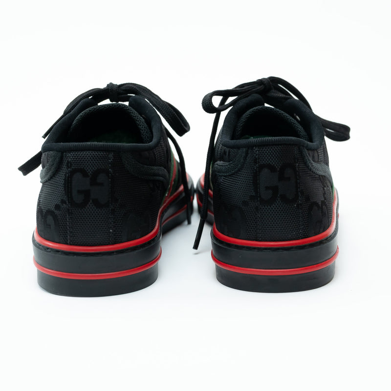 Gucci Black Monogram Canvas Low Top Sneakers Size 5.5