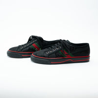 Gucci Black Monogram Canvas Low Top Sneakers Size 5.5