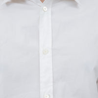 Dior Short Sleeve White Button-Up Size 41