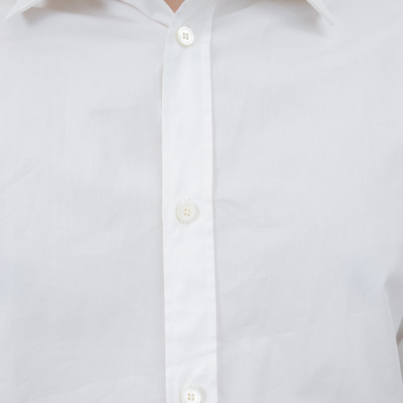 Dior Short Sleeve White Button-Up Size 41
