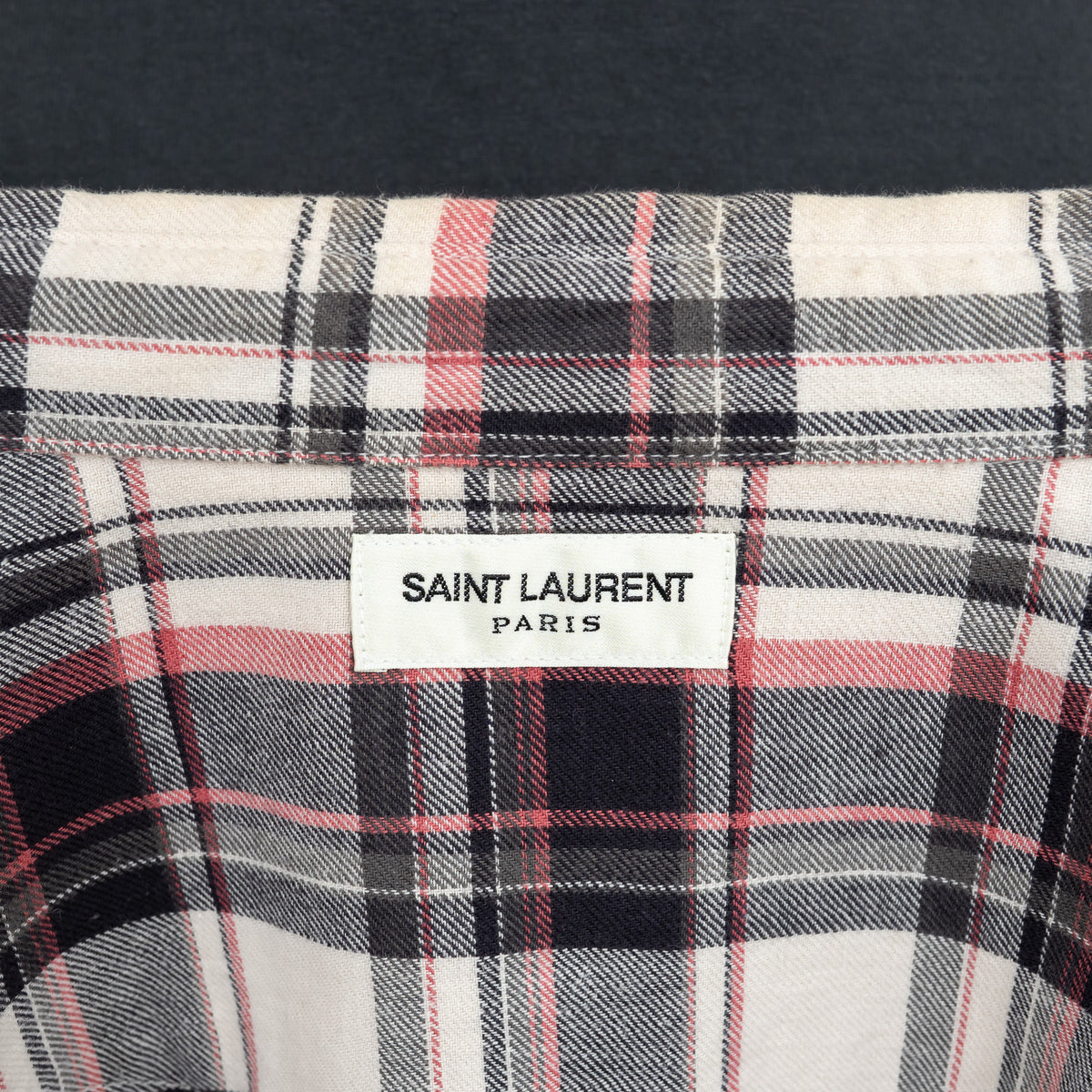 Saint Laurent Snap Button Up Flannel Size XL