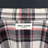 Saint Laurent Snap Button Up Flannel Size XL