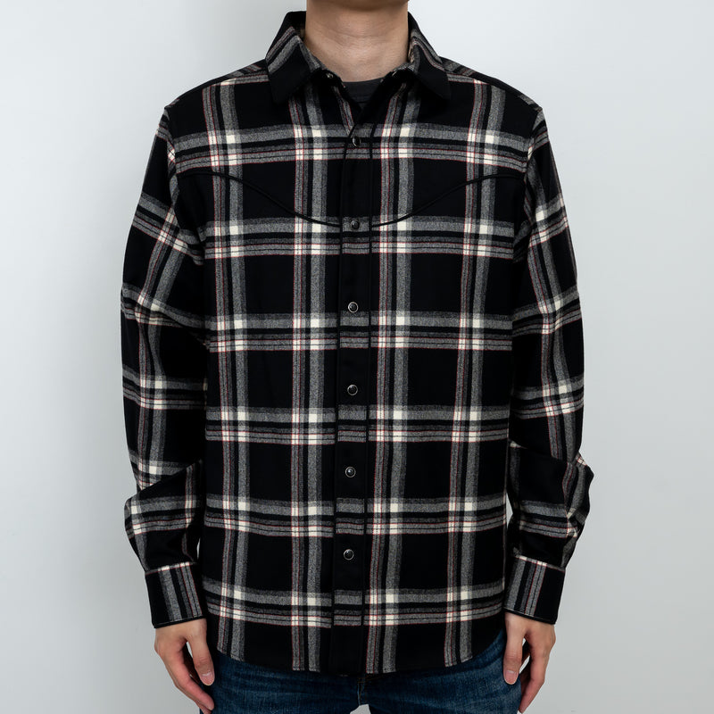 Valentino Snap Button Up Flannel Size 42