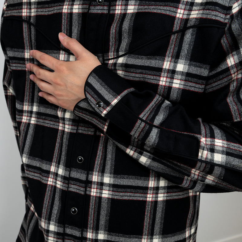 Valentino Snap Button Up Flannel Size 42