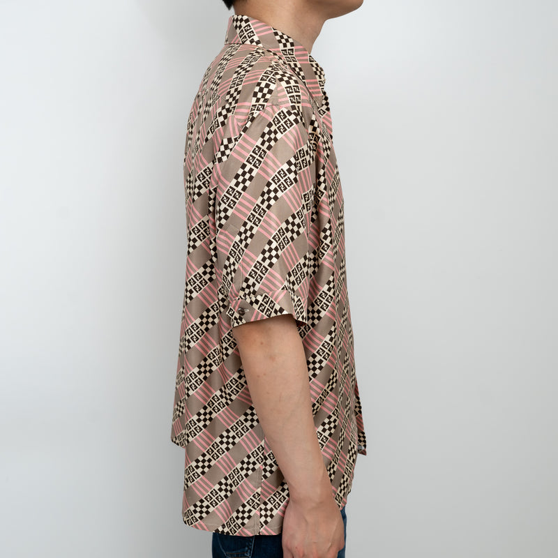 Fendi Printed Button Up Dress Shirt Size 41