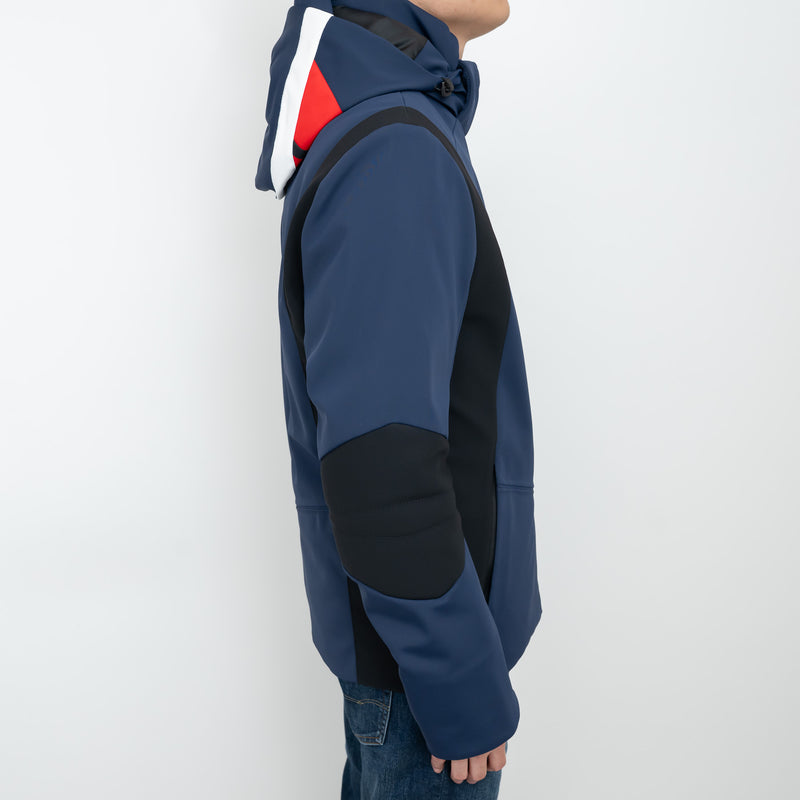 Fendi Navy and Black Jacket with Monster Eyes Hood Size 48