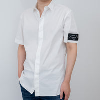 Dior Short Sleeve White Button-Up Size 41