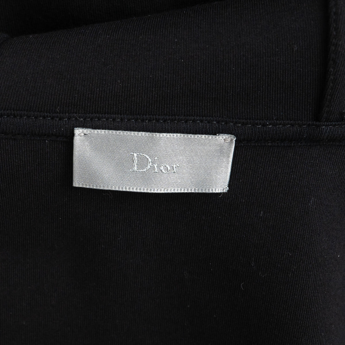 Dior Zip Up Hoodie with Red/Speckled Chevron Detail Size M