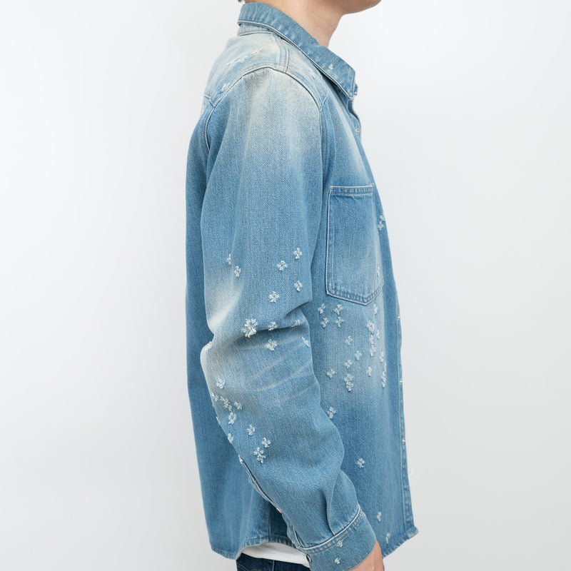 Givenchy Denim Button Up Shirt Size XL