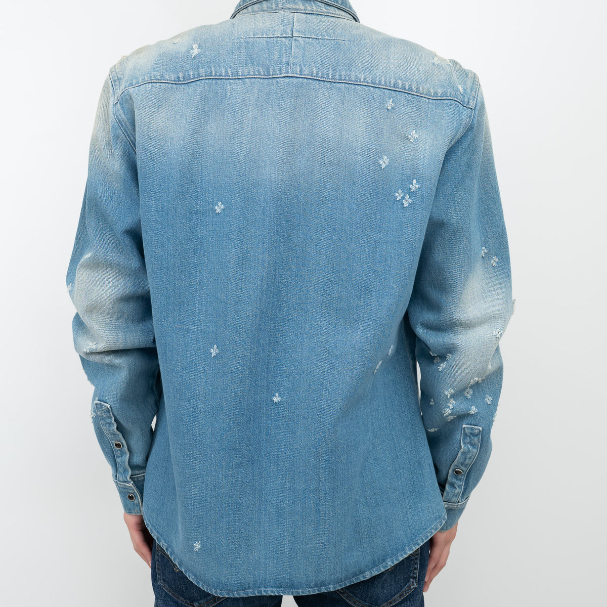 Givenchy Denim Button Up Shirt Size XL