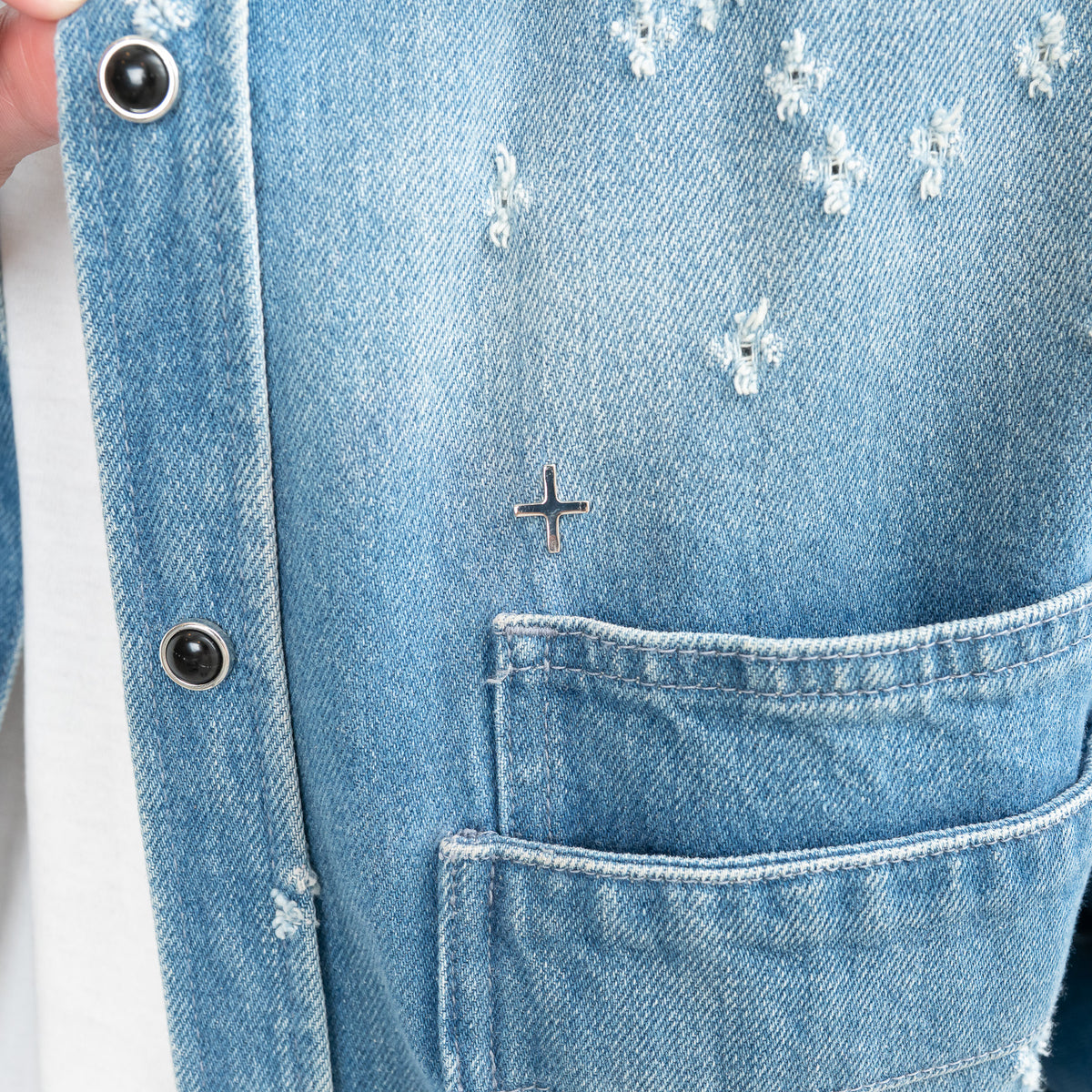 Givenchy Denim Button Up Shirt Size XL