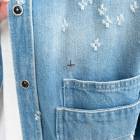 Givenchy Denim Button Up Shirt Size XL