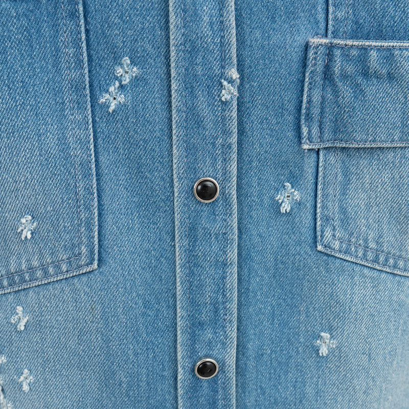 Givenchy Denim Button Up Shirt Size XL