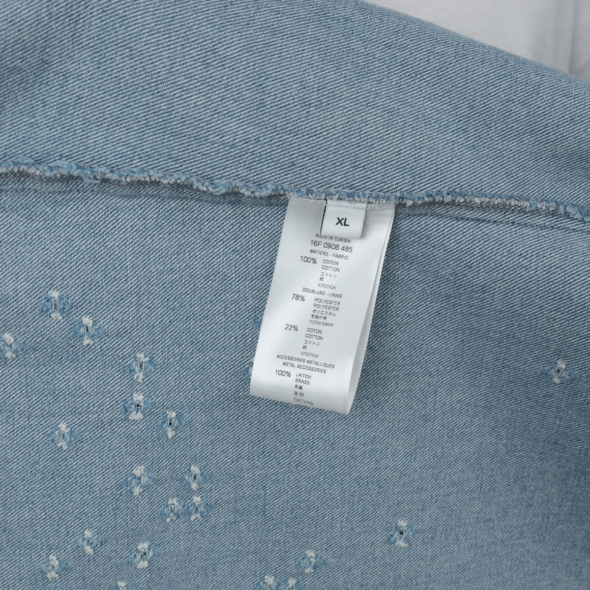 Givenchy Denim Button Up Shirt Size XL