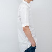Dior Short Sleeve White Button-Up Size 41
