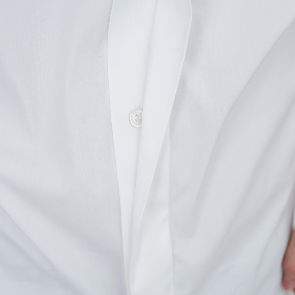 Dior Short Sleeve White Button-Up Size 41