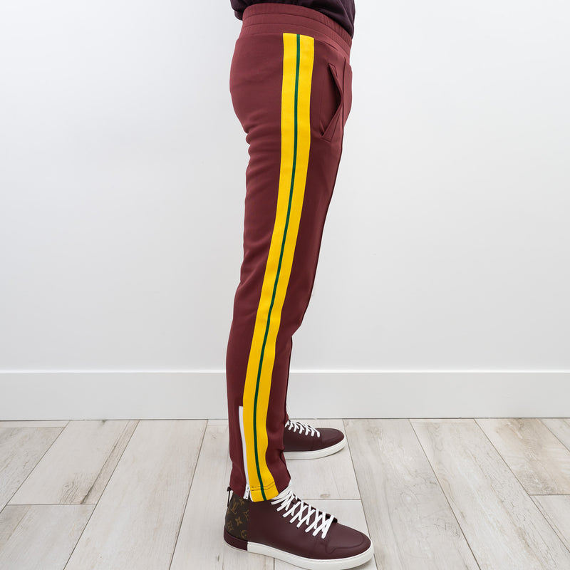 Palm Angels Burgundy Sweatpants Size S