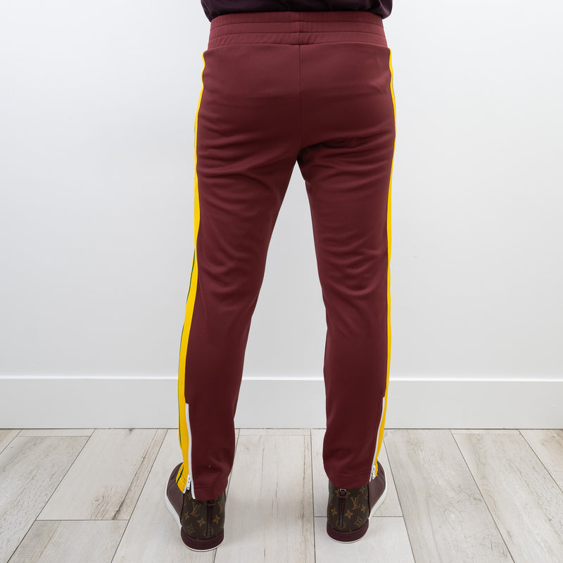 Palm Angels Burgundy Sweatpants Size S