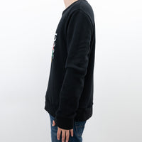 Gucci Black Cotton Logo Sweater Size L
