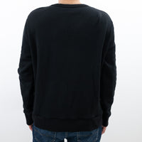 Gucci Black Cotton Logo Sweater Size L