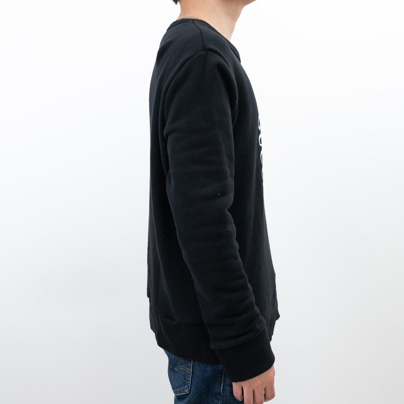 Gucci Black Cotton Logo Sweater Size L