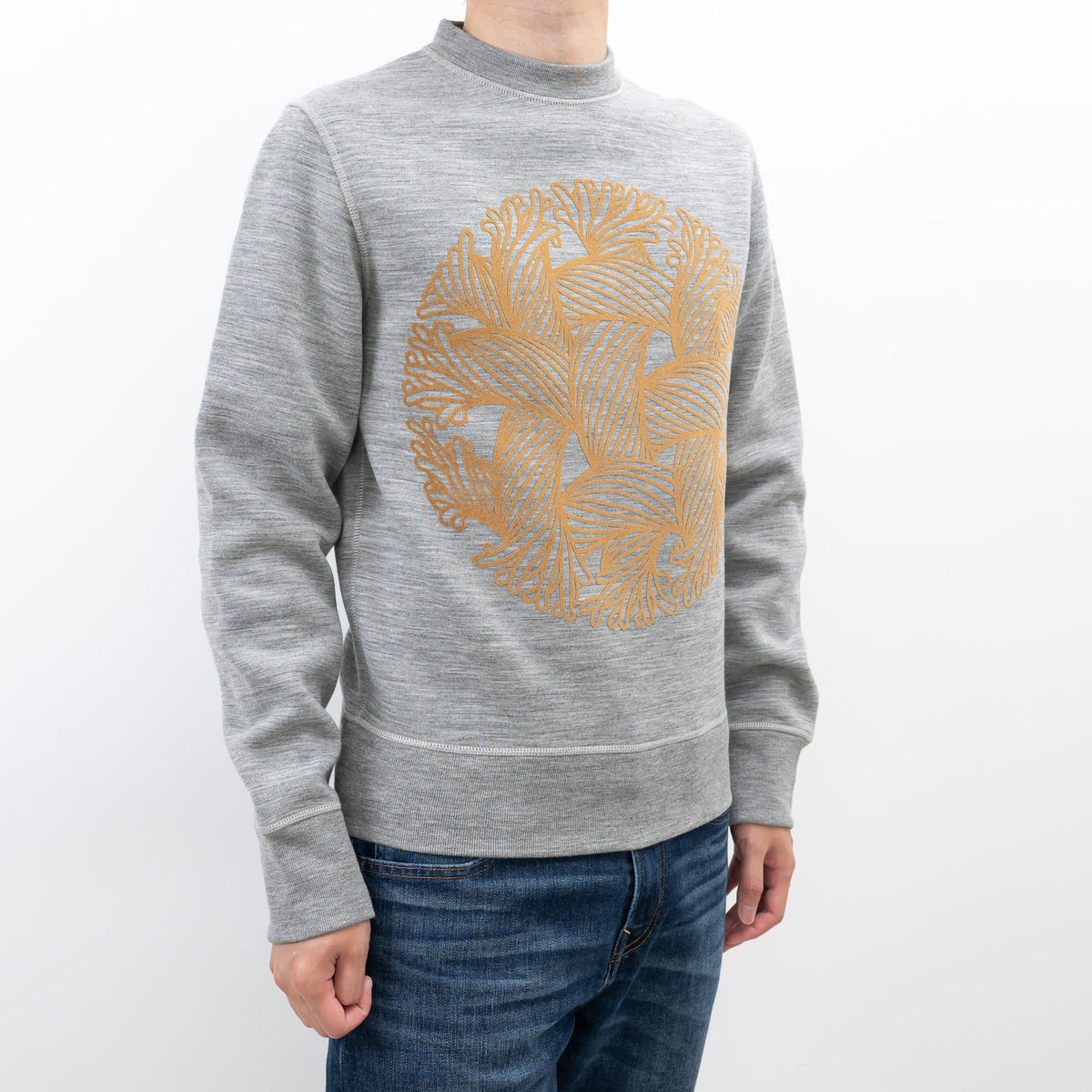 Louis Vuitton Grey Christopher Nemeth Crew Neck Sweater Size M